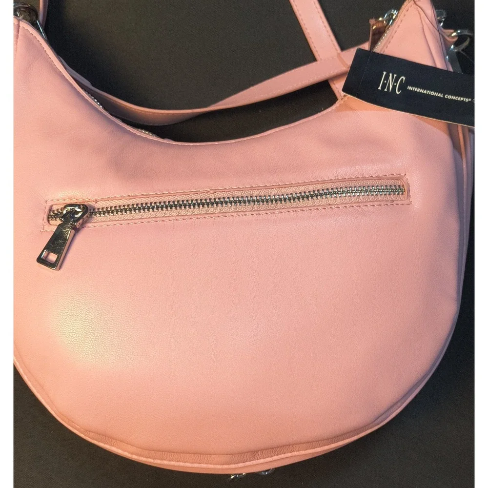 I*N*C Kolleene Hobo Shoulder-bag, Crossbody Zip-expandable, 12 x 11 x 3‎